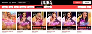 Ultra Casino Na żywo