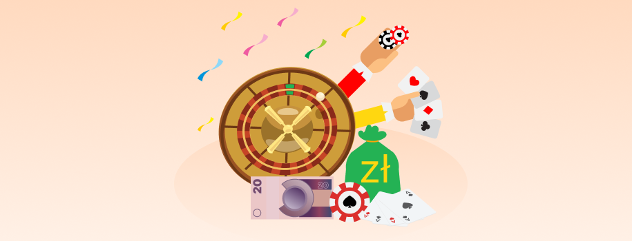 Duży wybór gier w polskich kasynach internetowych przy minimalnej wpłacie 10 zł