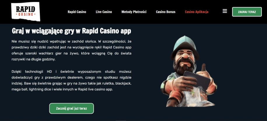 Rapid Casino Mobile App