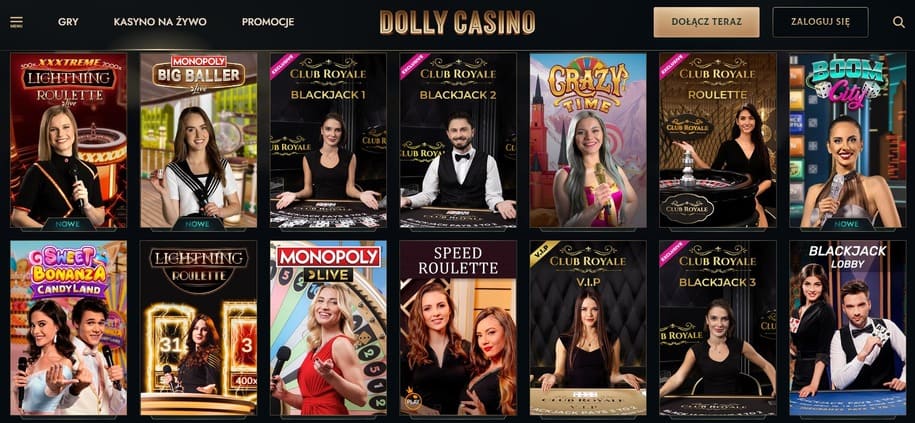 Dolly Casino Na żywo