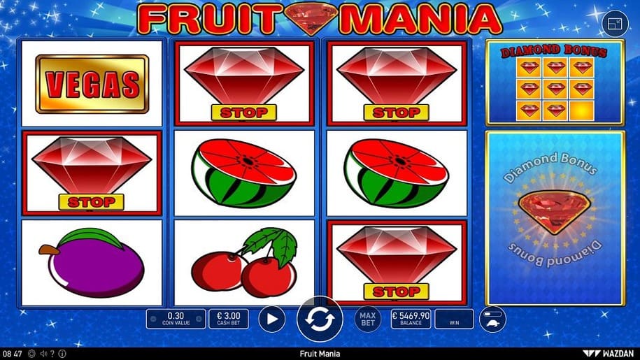 Fruit Mania slot bonus Wazdan